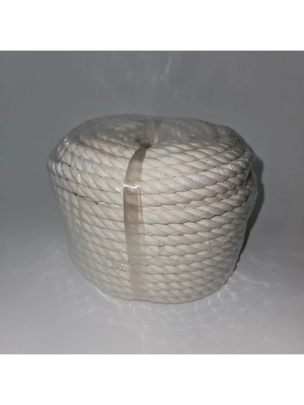 NOS Natural Cord 100% Cotton 3 Ply 100 ft 8mm Thick Hobby Lobby 2016